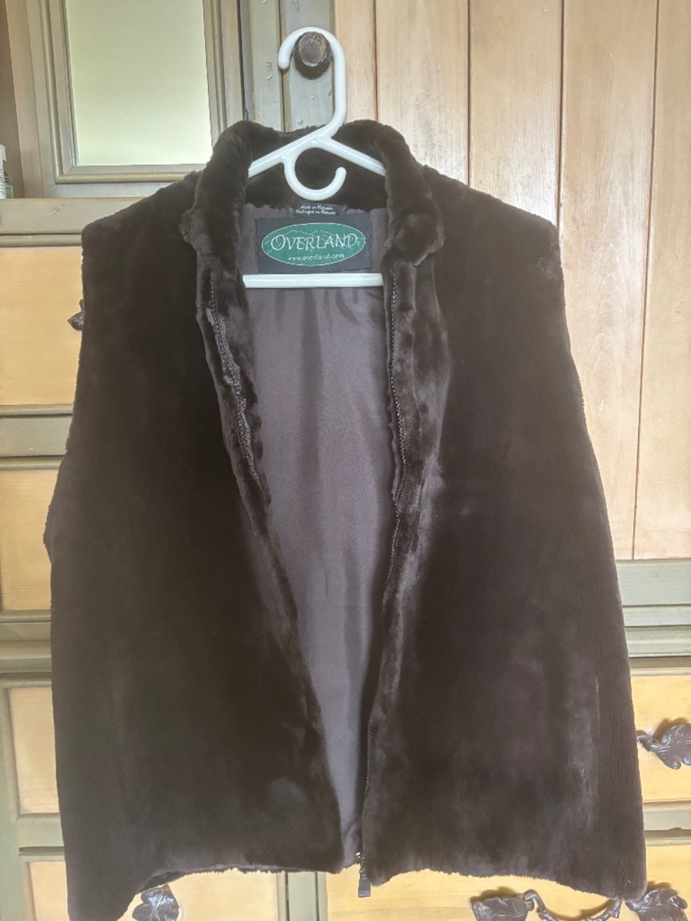 Overland Sheepskin Company Beaverskin vest